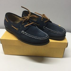 A Bathing Ape Bape X Regal Boat Shoes Navy 5.5